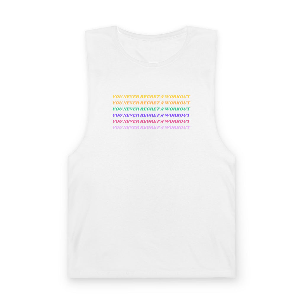 You Never Regret A Workout - Unisex Barnard Tank