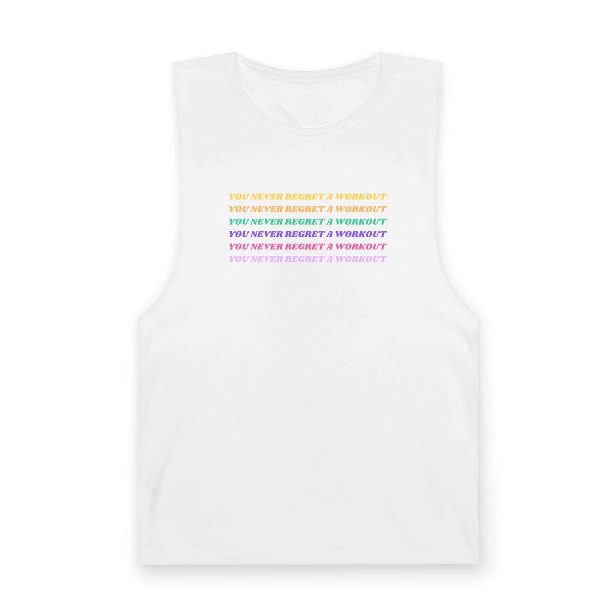 You Never Regret A Workout - Unisex Barnard Tank