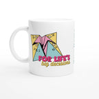 Personalised - For Life's Big Decisions - White 11oz Ceramic Mug with Colour Inside Ceramic White Personalised 11oz Mug customise Games Globally Fulfilled personalise