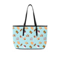 Classic Aussie Food Icons PU Leather Tote Bag Large