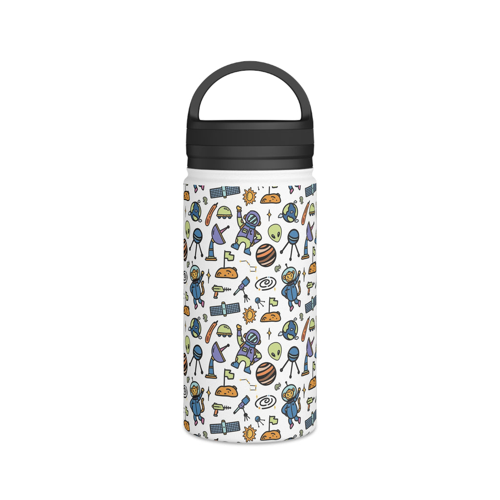 All About Space Stainless Steel Water Bottle, Handle Lid Stainless Steel Water Bottle With Handle Lid Globally Fulfilled Space