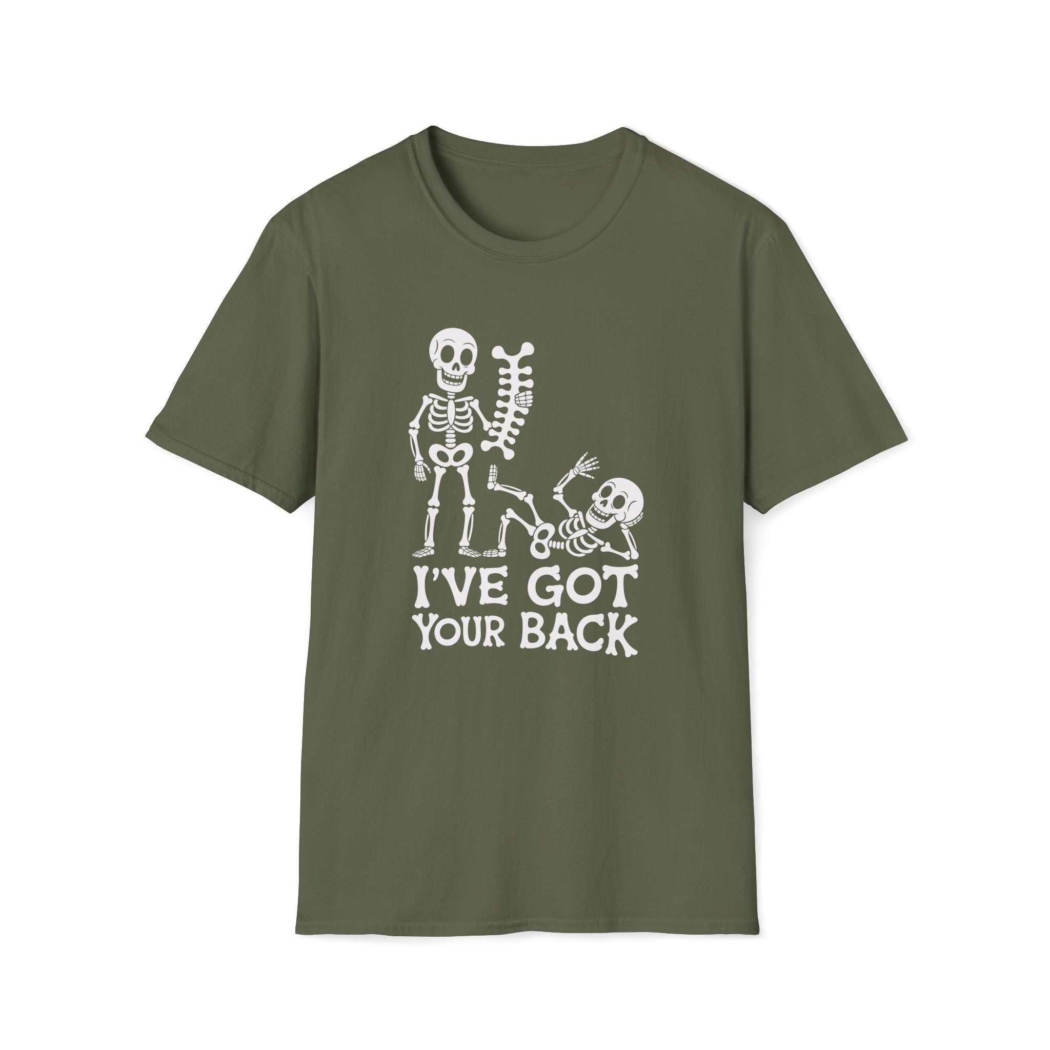 Skeleton, I've Got Your Back - Unisex Softstyle T-Shirt