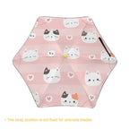 Pink Cats Kids Safe Round Corner Umbrella Kids Safe Round Corner Umbrella animal Printed Offshore