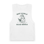 Hot Girls Read Books - Unisex Barnard Tank