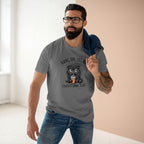 Hang On, Let Me Overthink This, Frazzled Cat - Mens Adult Staple Tee
