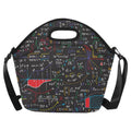 Colourful Maths Formulas Neoprene Lunch Bag One Size Neoprene Lunch Bag Maths Printed Offshore