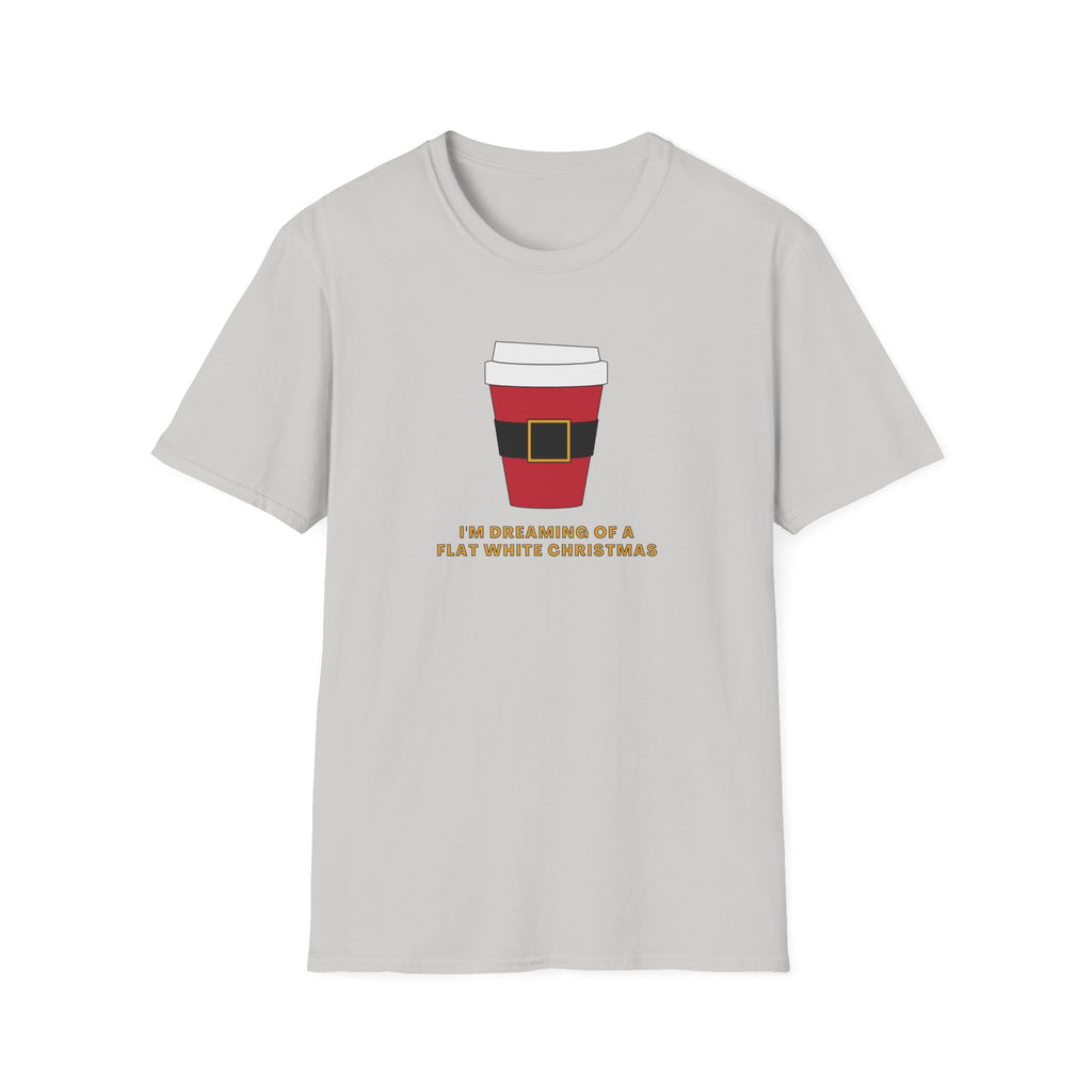 I'm Dreaming Of A Flat White Christmas - Unisex Softstyle T-Shirt