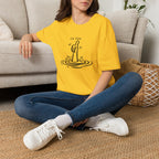 I'm Fine Drowning Thumbs Up Unisex T-shirt Daisy Unisex Adult T-shirt Globally Fulfilled Positivity