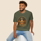 I Want To Believe UFO Alien Abduction Unisex T-Shirt Military Green Unisex Adult T-shirt Globally Fulfilled Sci Fi