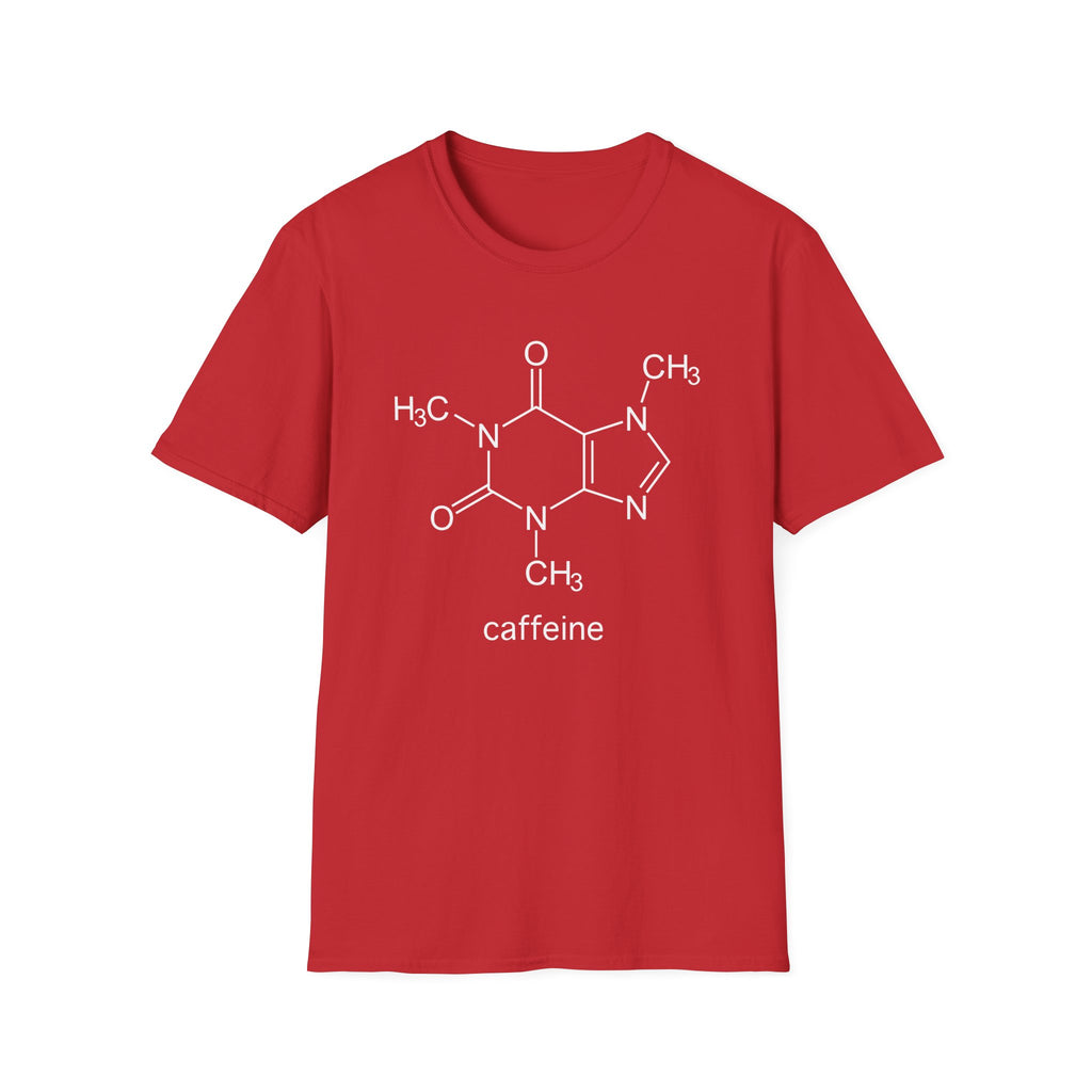 Caffeine Molecule - Unisex Softstyle T-Shirt