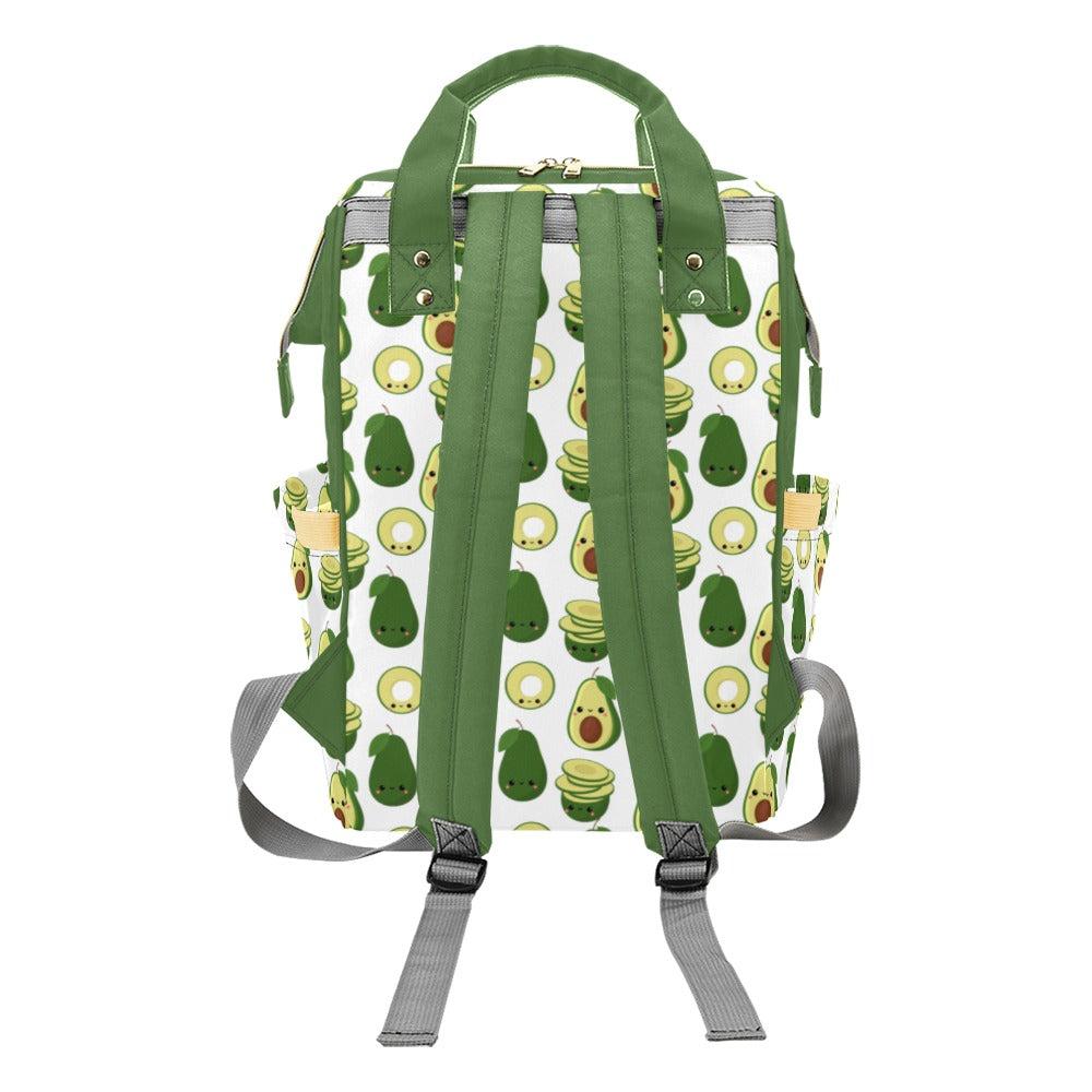 Cute Avocados - Multi-Function Backpack, Nappy / Diaper Bag