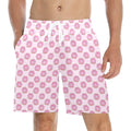 Cat Doughnuts Men's Mid-Length Beach Shorts 5XL Men's Mid-Length Beach Shorts animal Food Printed Offshore
