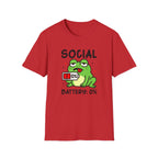 Frog, Social Battery - Unisex Softstyle T-Shirt
