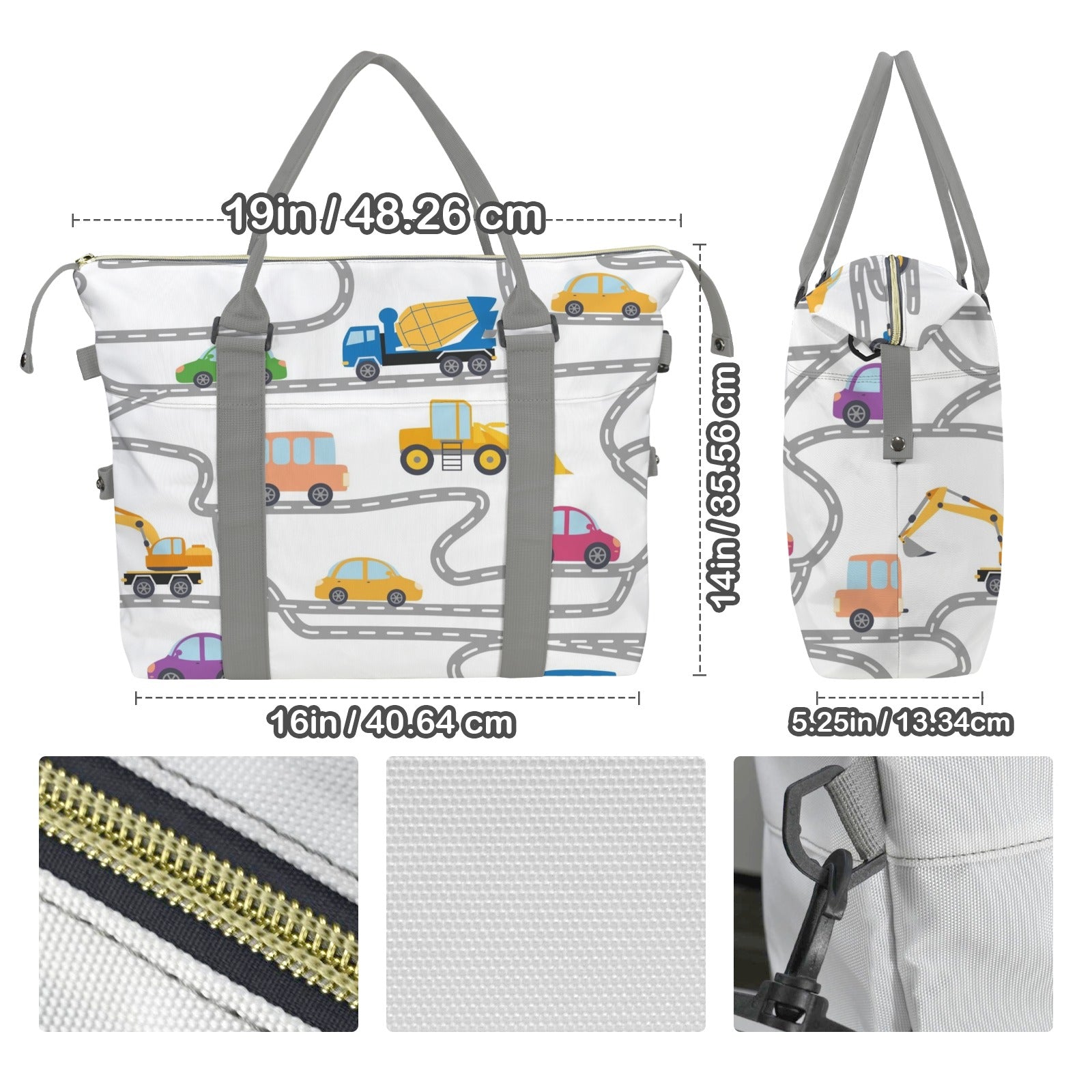 On The Road Duffle Bag-Simple (Model 1715) Duffle Bag-Simple (1715)