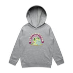 Fiction Addiction - Kids Hoodie Grey Marle Kids Hoodie Printed In Australia Reading