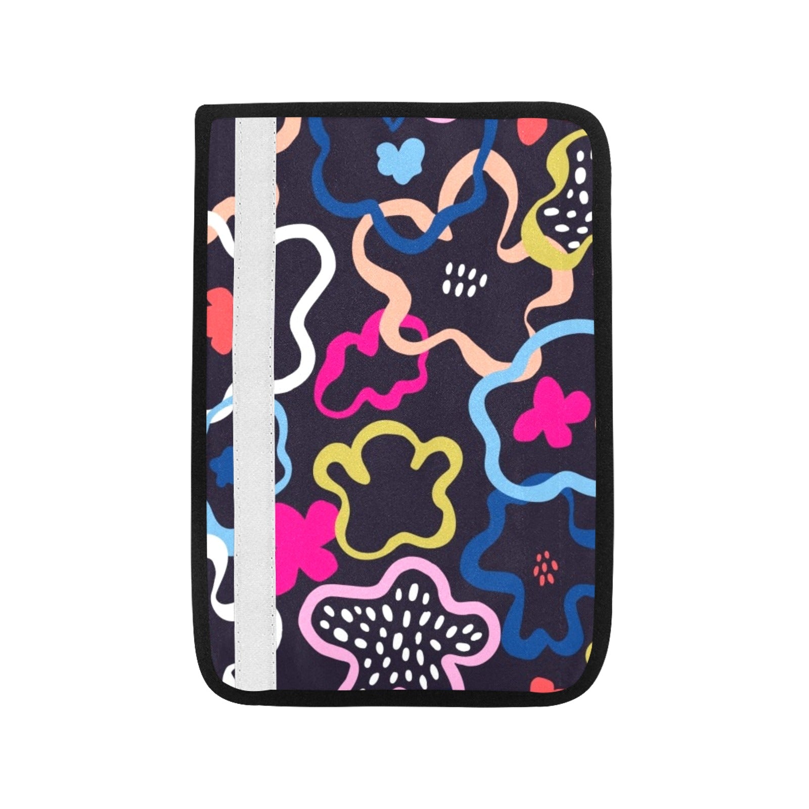 Floral In The Abstract Car Seat Belt Cover 7''x10'' (Pack of 2) Car Seat Belt Cover 7x10 (Pack of 2) Printed Offshore