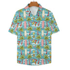 Summer Surf Women's Collared Pocketless Short Sleeve Shirt