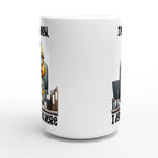 I Don't Know, I Just Work Here, Duck - White 15oz Ceramic Mug 15oz Mug animal Globally Fulfilled Work