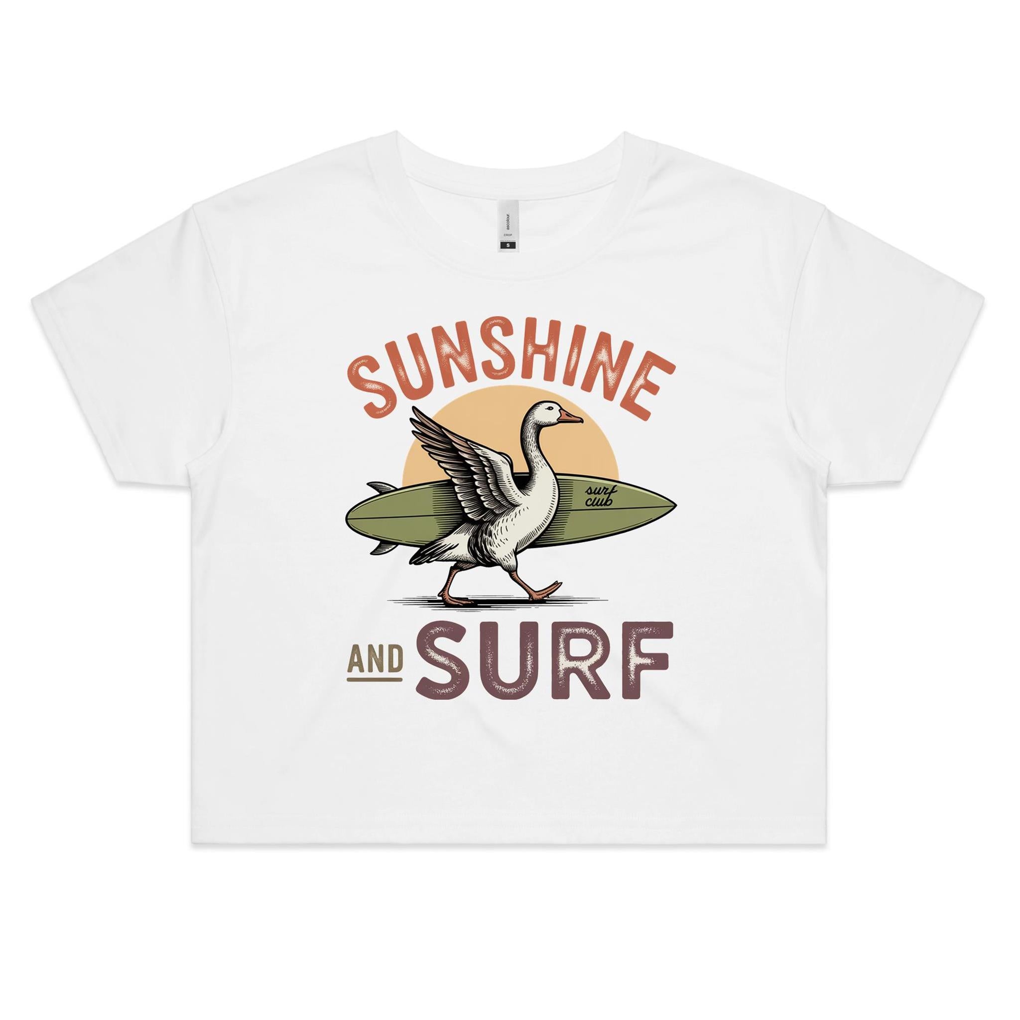 Sunshine And Surf Women's AS Colour Crop Tee