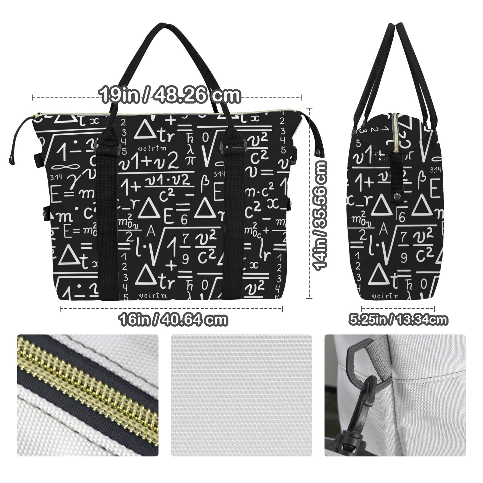 Mathematics Duffle Bag-Simple (Model 1715) Duffle Bag-Simple (1715)