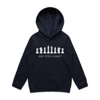 Are You Game, Chess - Kids Hoodie Navy Kids Hoodie Printed In Australia