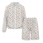 Cute Bugs Men's Lightweight Sun Hoodie & Shorts Set Men's Lightweight Sun Hoodie & Shorts animal Printed Offshore