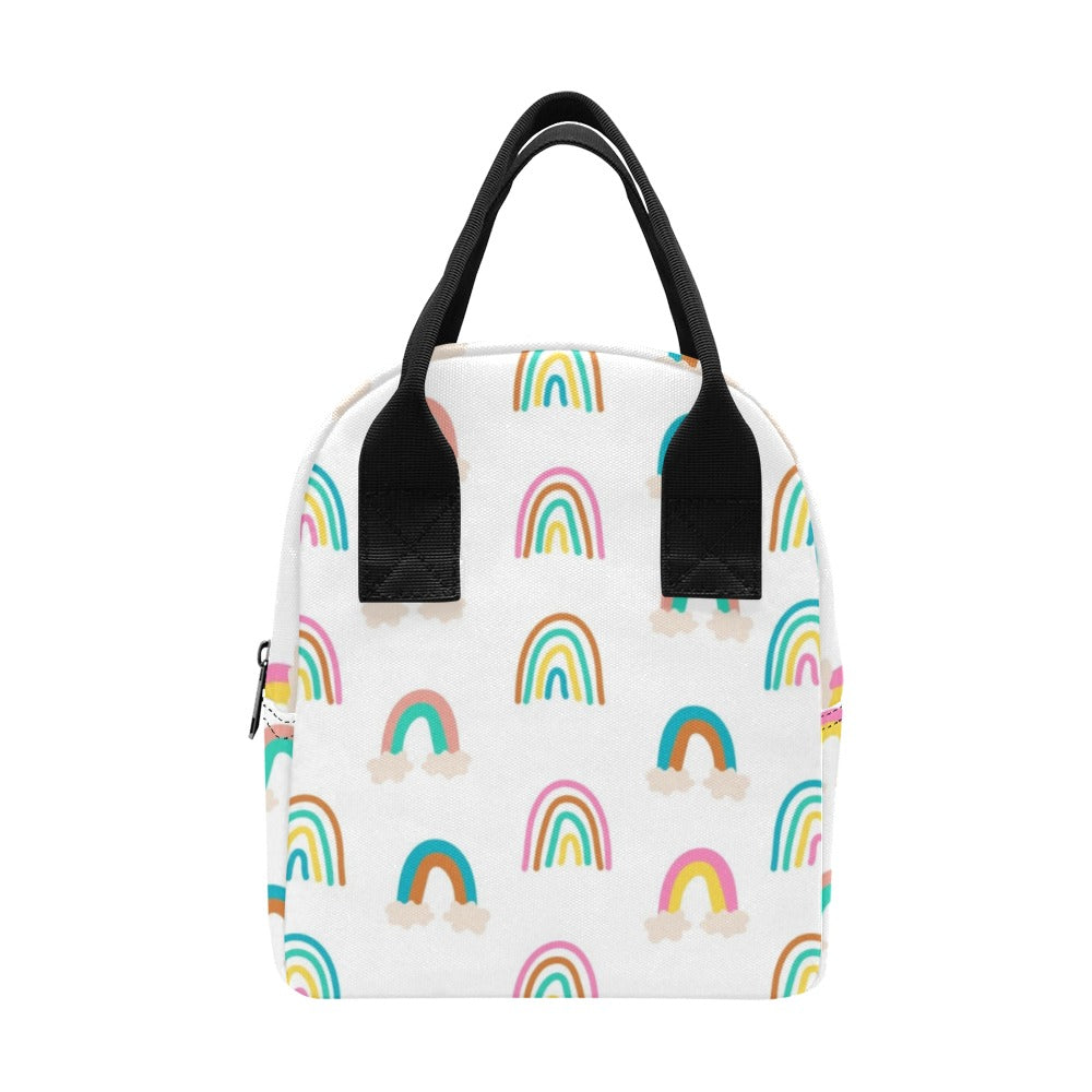Cloud Rainbows - Zipper Lunch Bag One Size Zipper Lunch Bag Printed Offshore