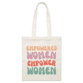 Empowered Women Empower Women Parcel Canvas Tote Bag Default Title Small Tote Bag Printed In Australia