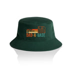 Dad-A-Base - AS Colour Bucket Hat Forest Green One Size As Colour Bucket Hat Dad Printed In Australia