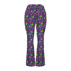 Cheeky Aliens High Waist Crossover Tummy Control Flare Leggings