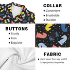 Colourful Chess Pattern Men's Hawaiian Shirt