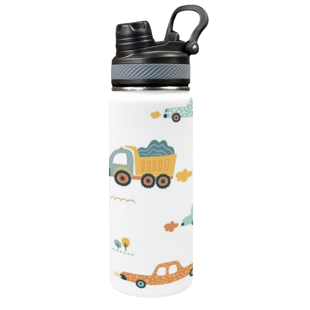 Cars - Insulated Water Bottle with Dual-Use Lid (18oz) One Size Insulated Water Bottle with Dual-Use Lid (18oz) Printed Offshore