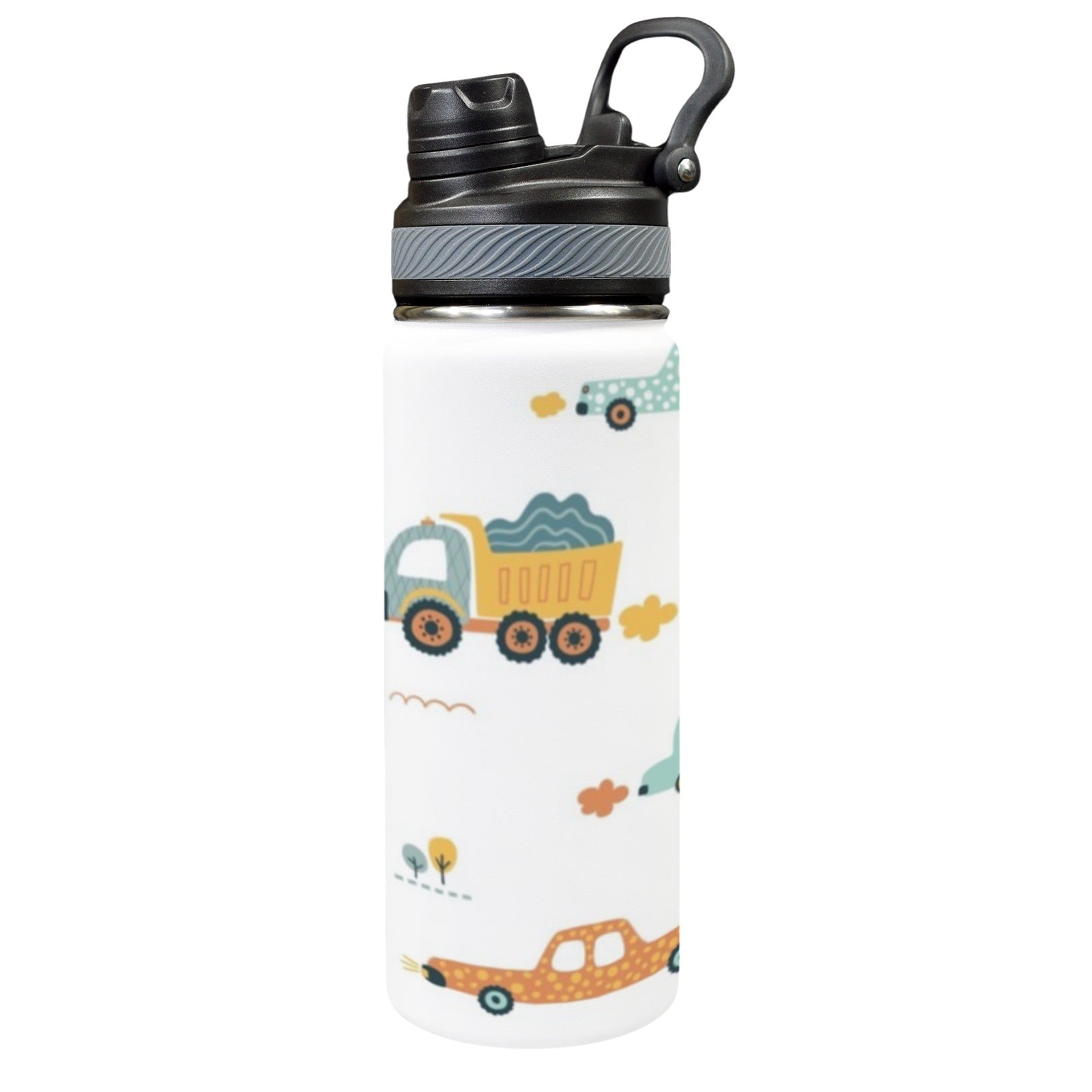 Cars - Insulated Water Bottle with Dual-Use Lid (18oz) One Size Insulated Water Bottle with Dual-Use Lid (18oz) Printed Offshore