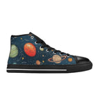 Galaxy - Women's High Top Canvas Shoes