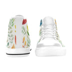 Autumn Leaves - Men's High Top Canvas Shoes