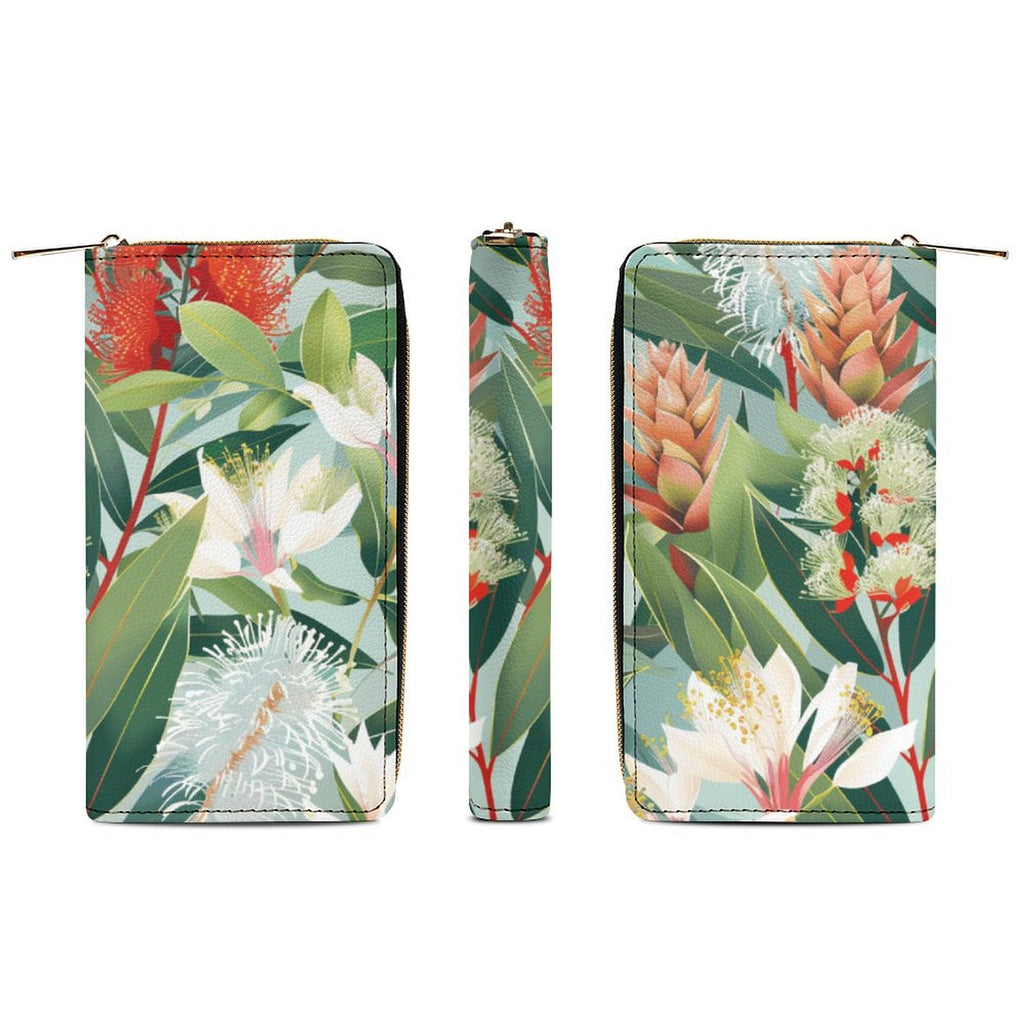 Pretty Aussie Flowers -  PU Leather Wallet