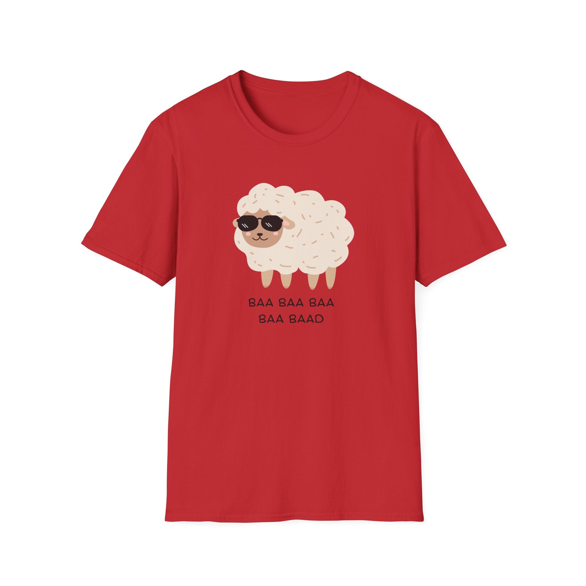Sheep, Baa Baa Baa Baa Baad - Unisex Softstyle T-Shirt