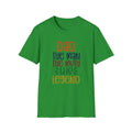 Dad, The Man, The Myth, The Legend Unisex Softstyle T-Shirt Irish Green Unisex Adult T-shirt Australian Printer Dad