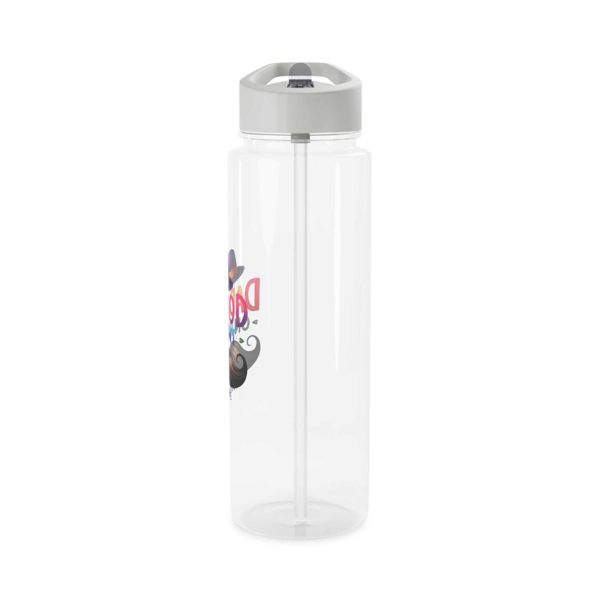 Personalised - Dad Bod On Point - Clear Tritan Water Bottle