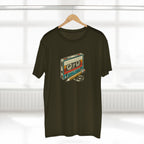 Cassette Tape And Pencil - Mens Adult Staple Tee
