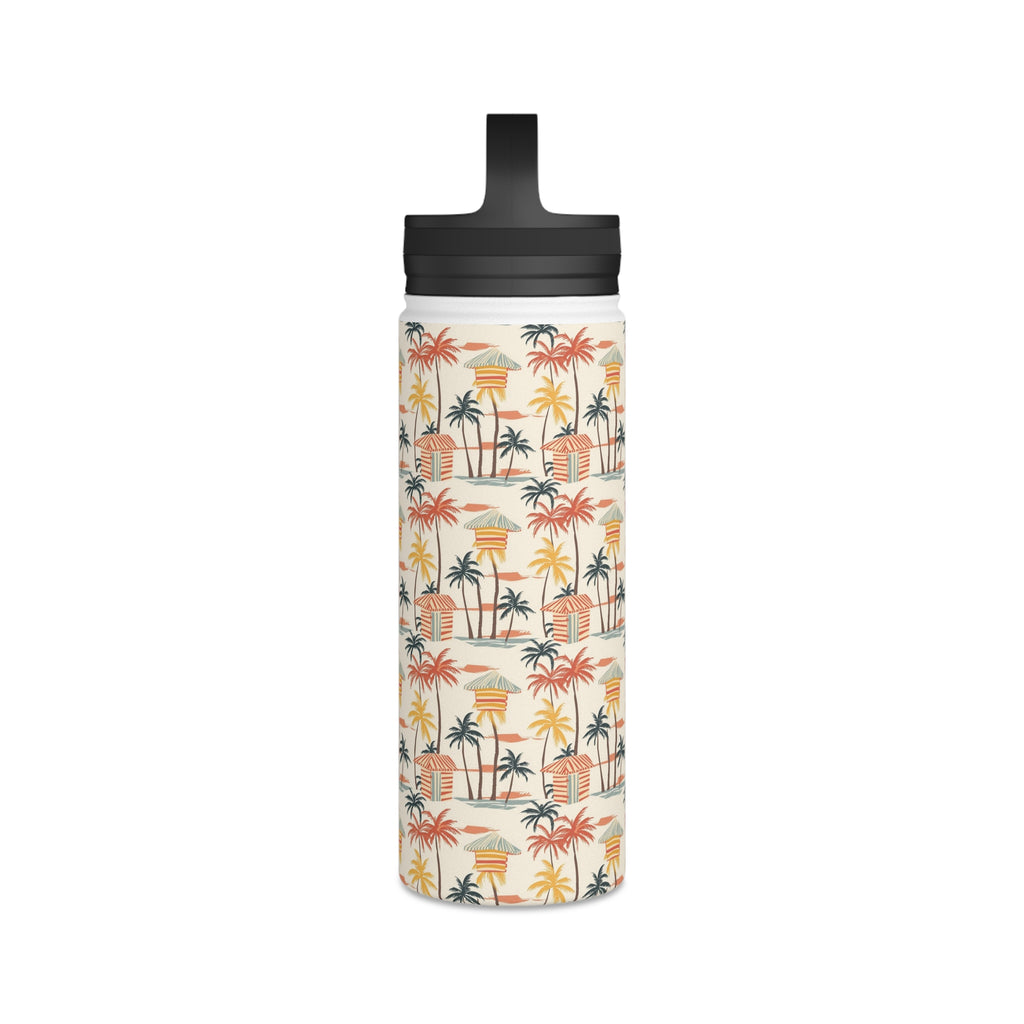 Beach Shack Stainless Steel Water Bottle, Handle Lid Stainless Steel Water Bottle With Handle Lid Globally Fulfilled Surf