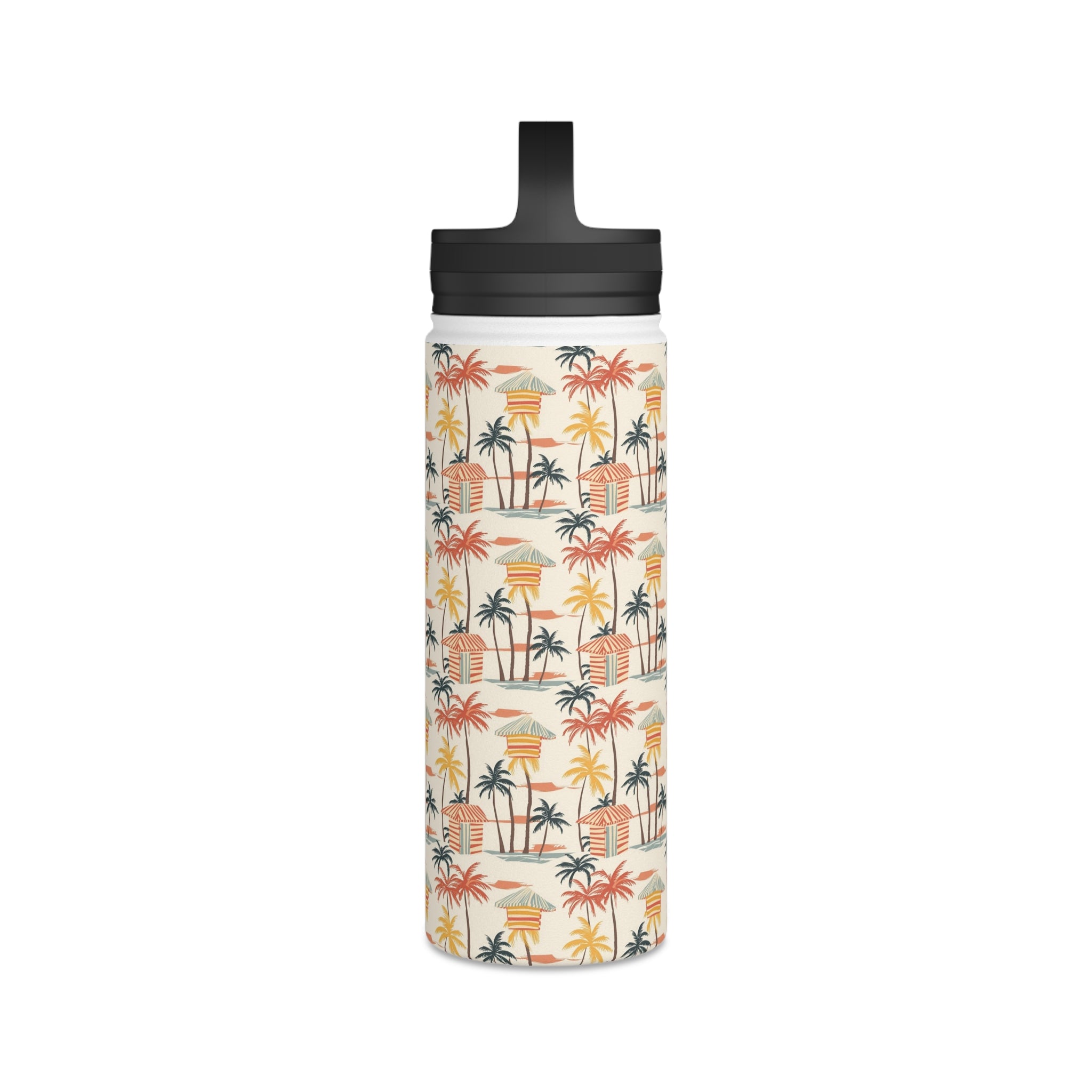 Beach Shack - Stainless Steel Water Bottle, Handle Lid Stainless Steel Water Bottle With Handle Lid Globally Fulfilled Surf