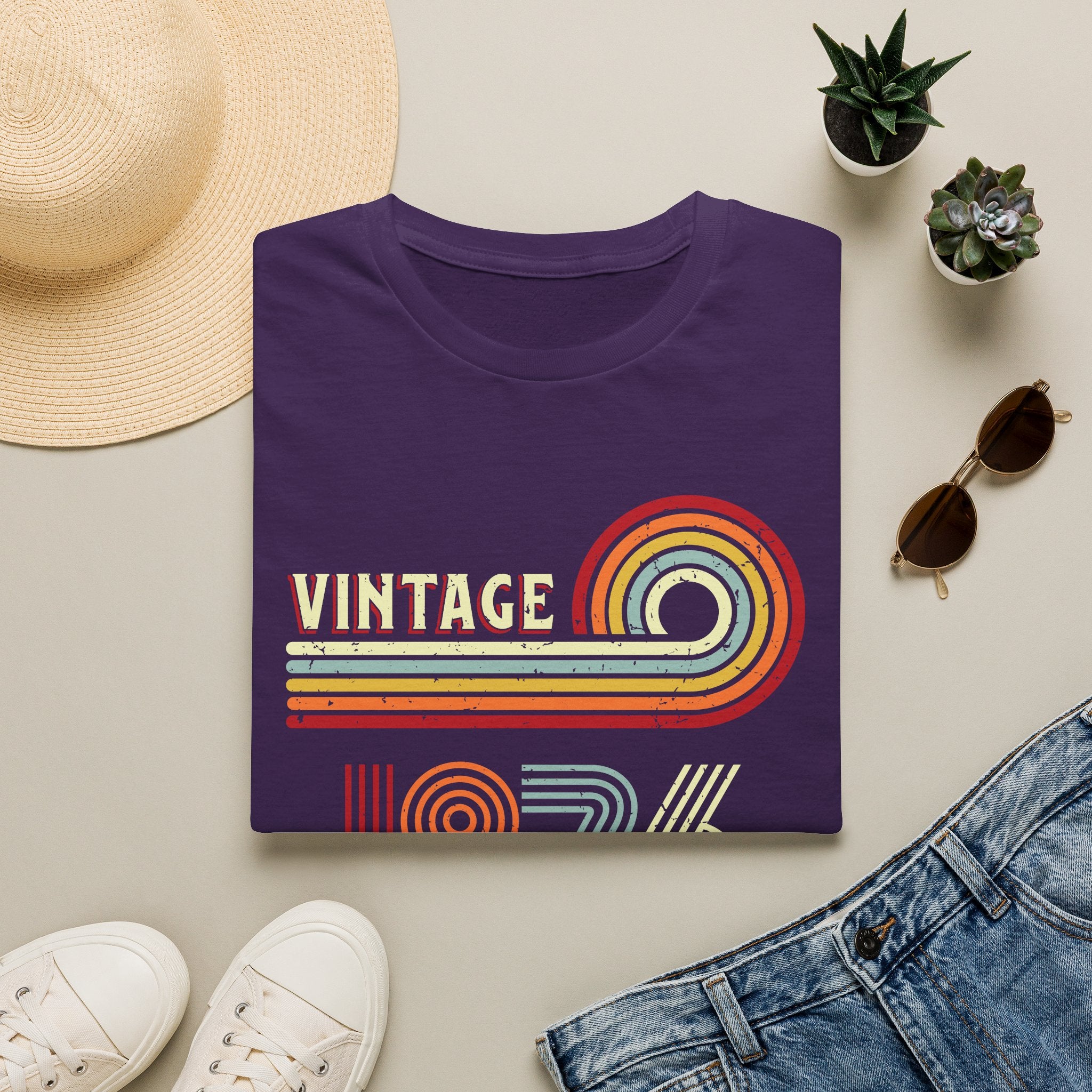 Turning 50, Vintage 1976 Unisex Softstyle T-Shirt T-Shirt Australian Printer Birthday Retro