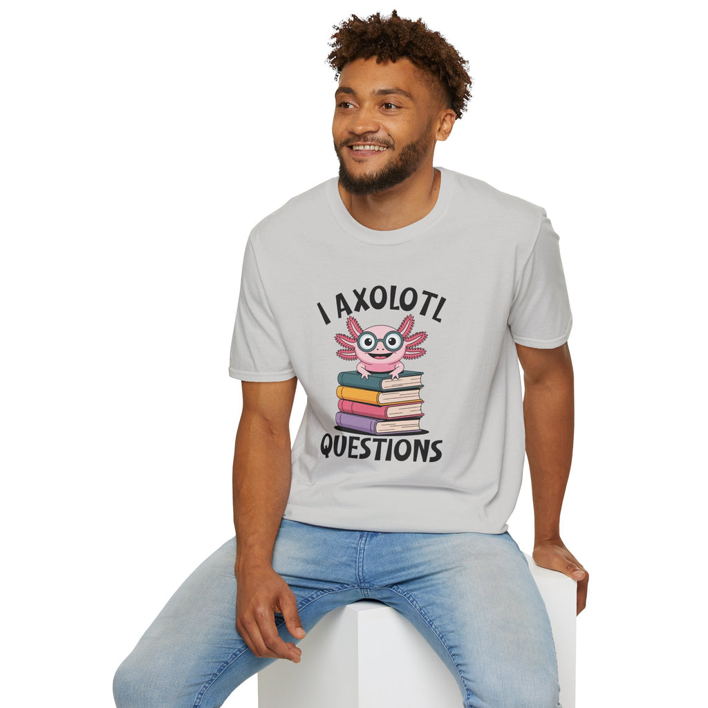 I Axolotl Questions - Unisex Softstyle T-Shirt