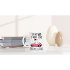 On My Way To Make Some Bad Decisions - White 11oz Ceramic Mug White 11oz Mug animal Globally Fulfilled