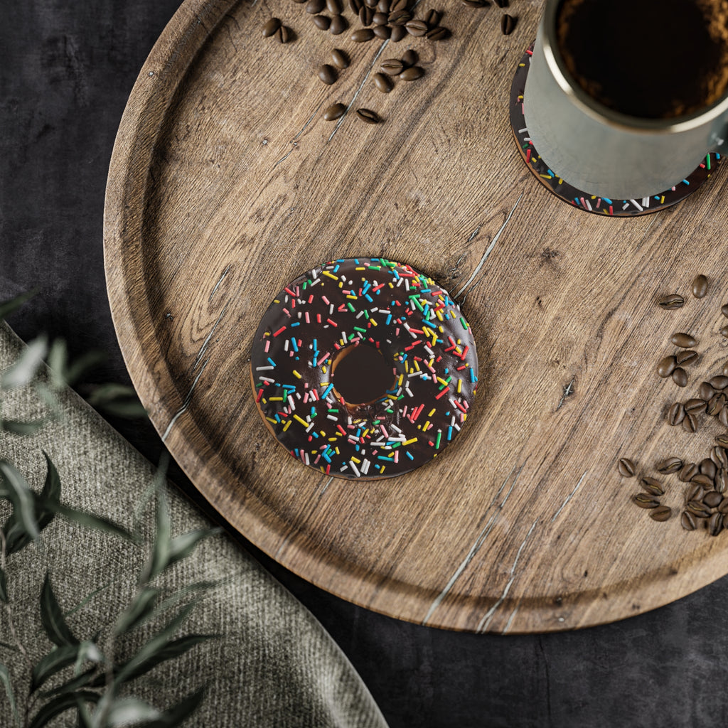 Donut - Round Coasters Round Coaster Australian Printer
