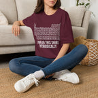 Periodic Table I Wear This Shirt Periodically Unisex T-shirt Unisex Adult T-shirt Globally Fulfilled Science