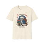 Skeleton, Drink Coffee, Avoid People, Read Books - Unisex Softstyle T-shirt