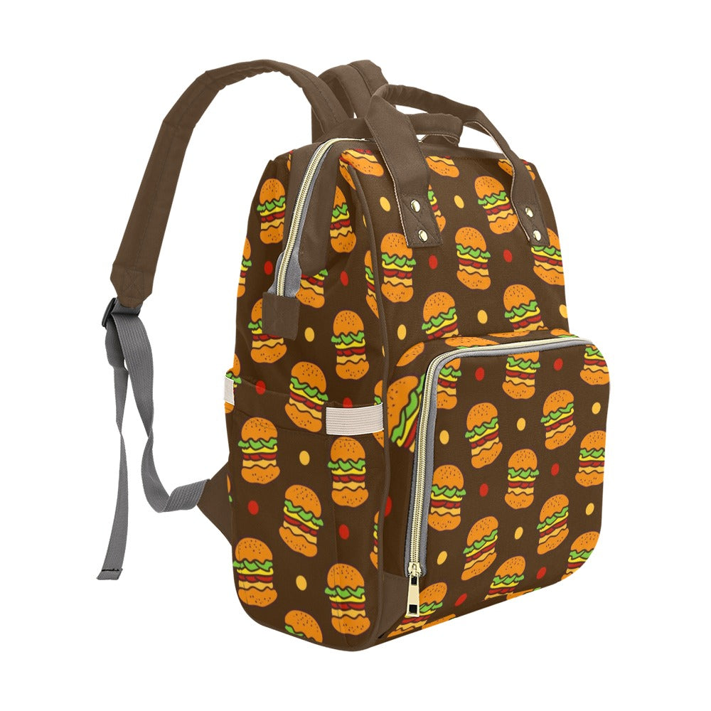 Burgers - Multi-Function Backpack, Nappy / Diaper Bag