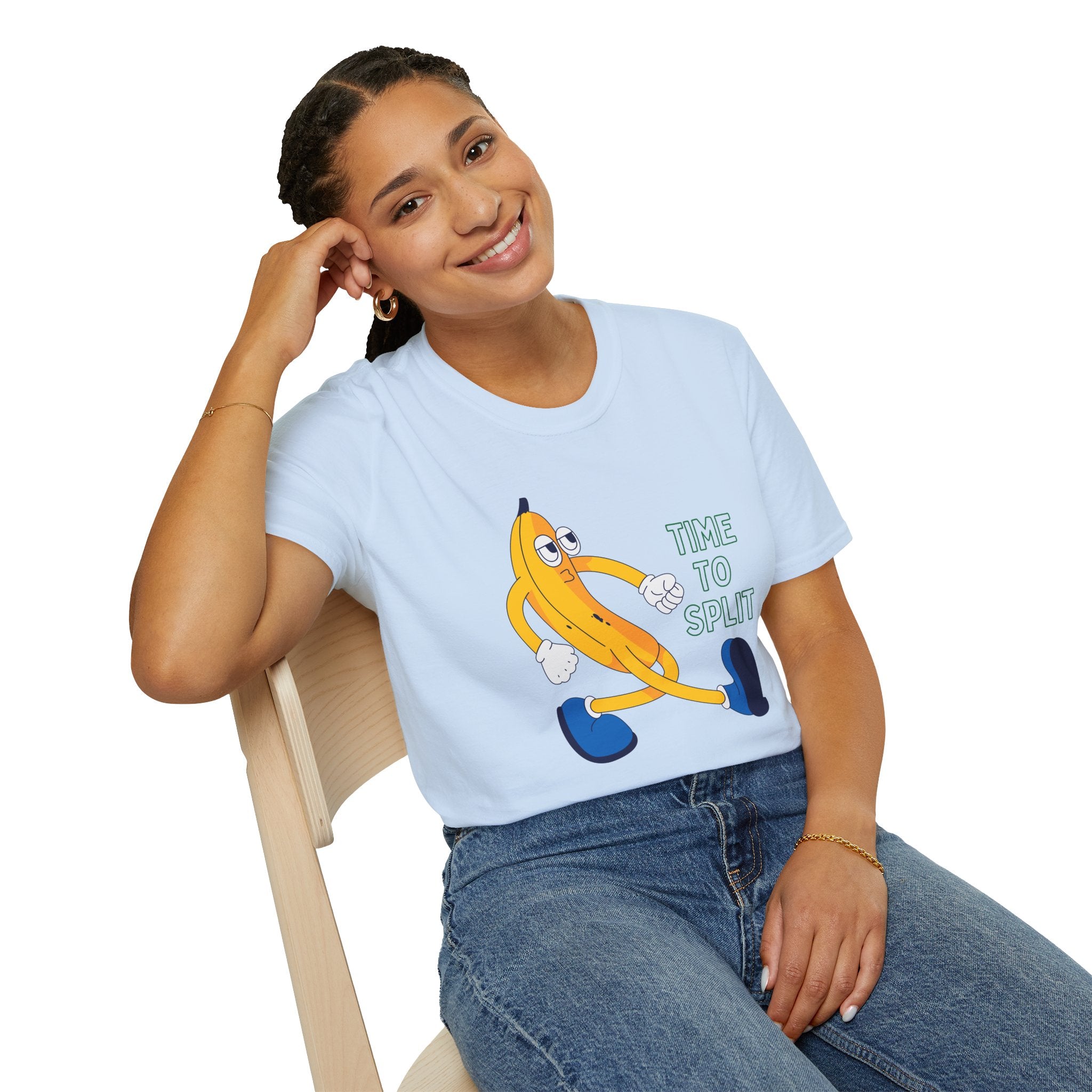 Banana, Time To Split - Unisex Softstyle T-Shirt